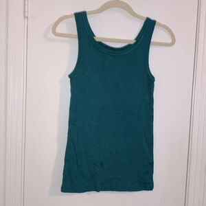 LOFT Deep teal tank top